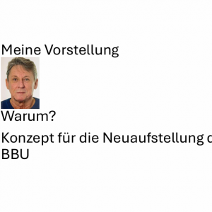 Franz Danzer kandidiert für den 1. Vorsitz der BBU